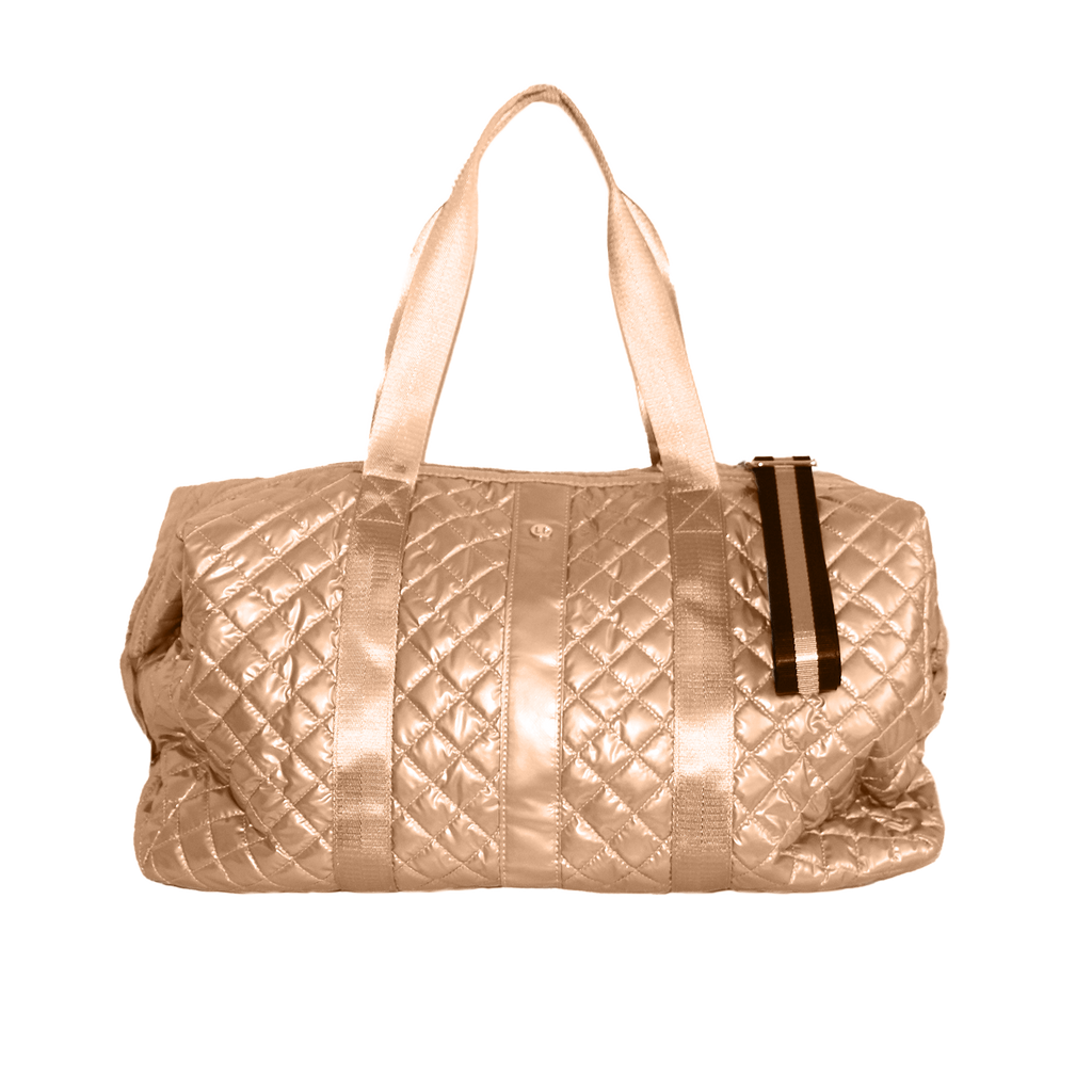 Lemonbella - Lemonbella Copper Diamond Weekender Duffle Travel Bag 3/1