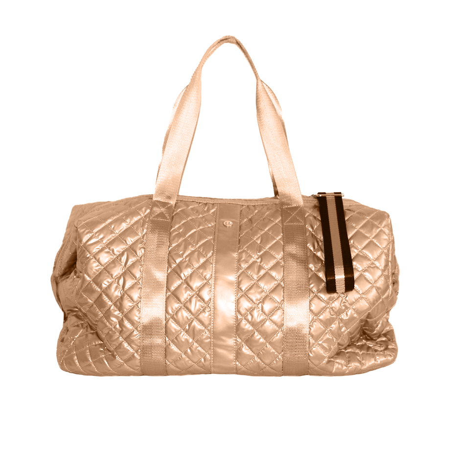 Lemonbella - Lemonbella Copper Diamond Weekender Duffle Travel Bag 3/1