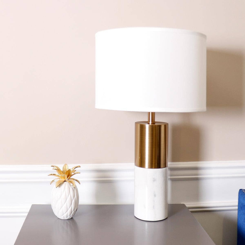 Pasargad Home - Rhoda Marble Table Lamp