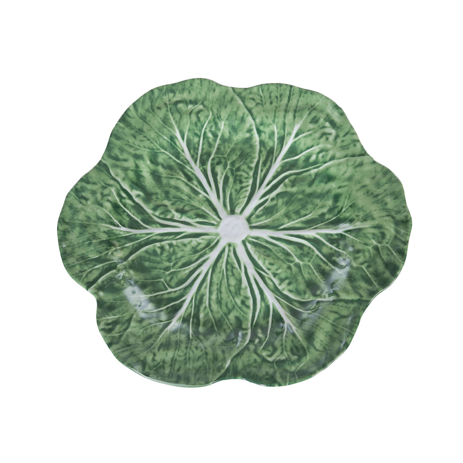 C&F Home - Cabbage Leaf Green Charger Serving Platter