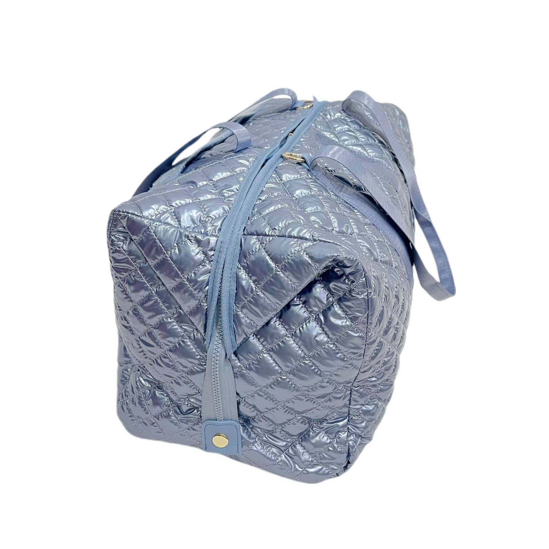 Lemonbella - Lemonbella Ice Blue Diamond Weekender Duffle Travel Bag