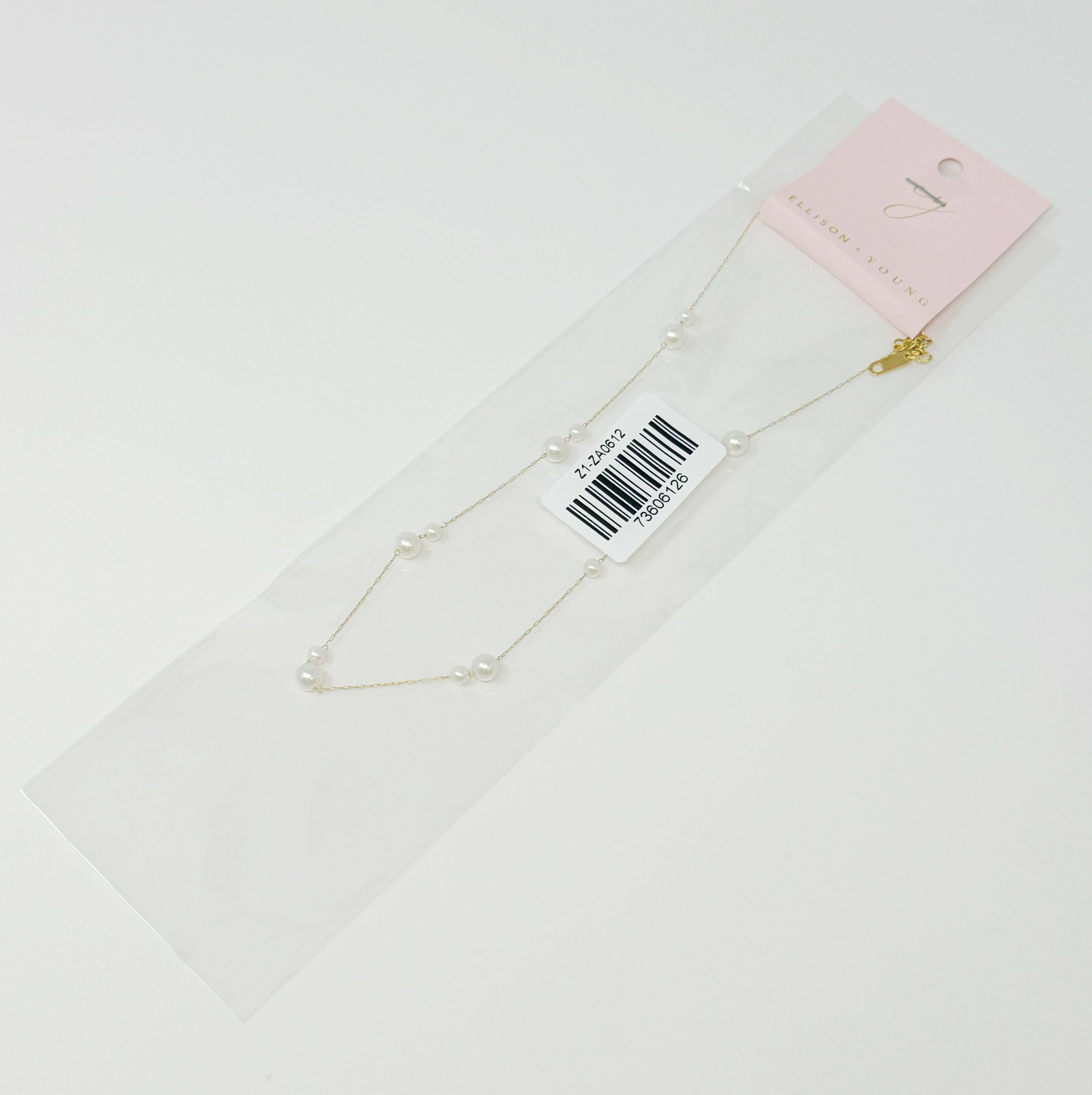Ellison+Young - Lovely Lady Dainty Pearl Necklace