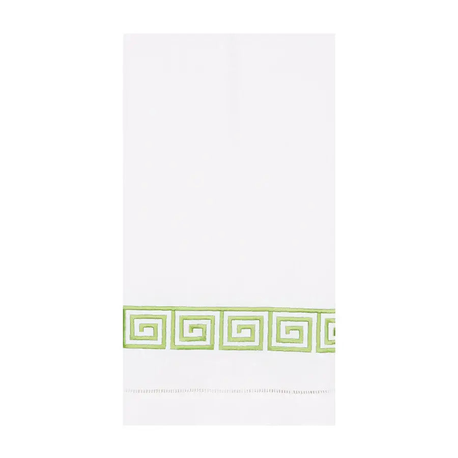 C&F Home - SALE Green Maze Hemstitch Guest Towel