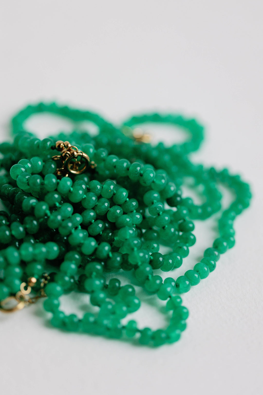 St Armands Designs of Sarasota - 16.5" Genuine Jade Necklace