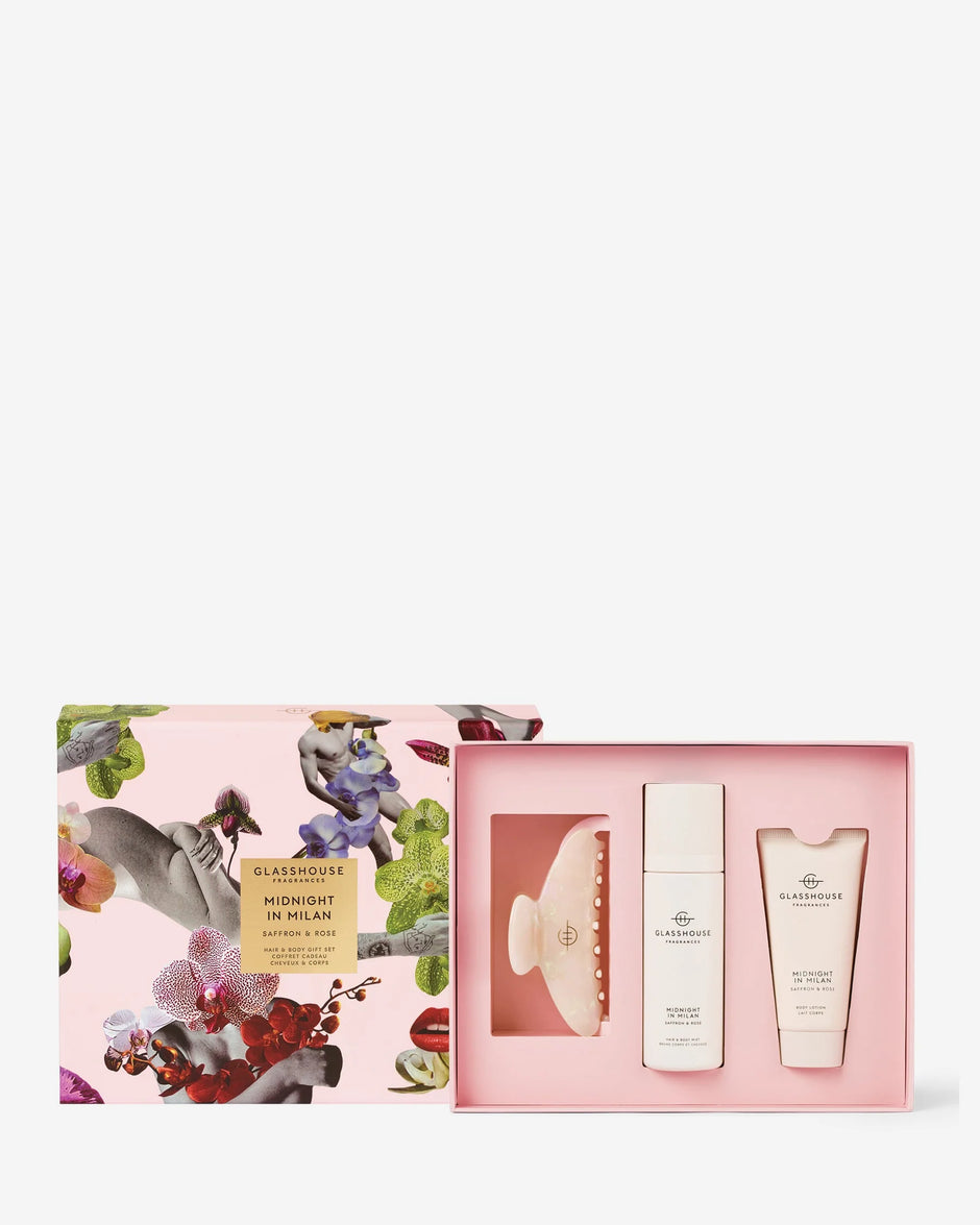 Glasshouse Midnight in Milan Hair and Body Gift Set