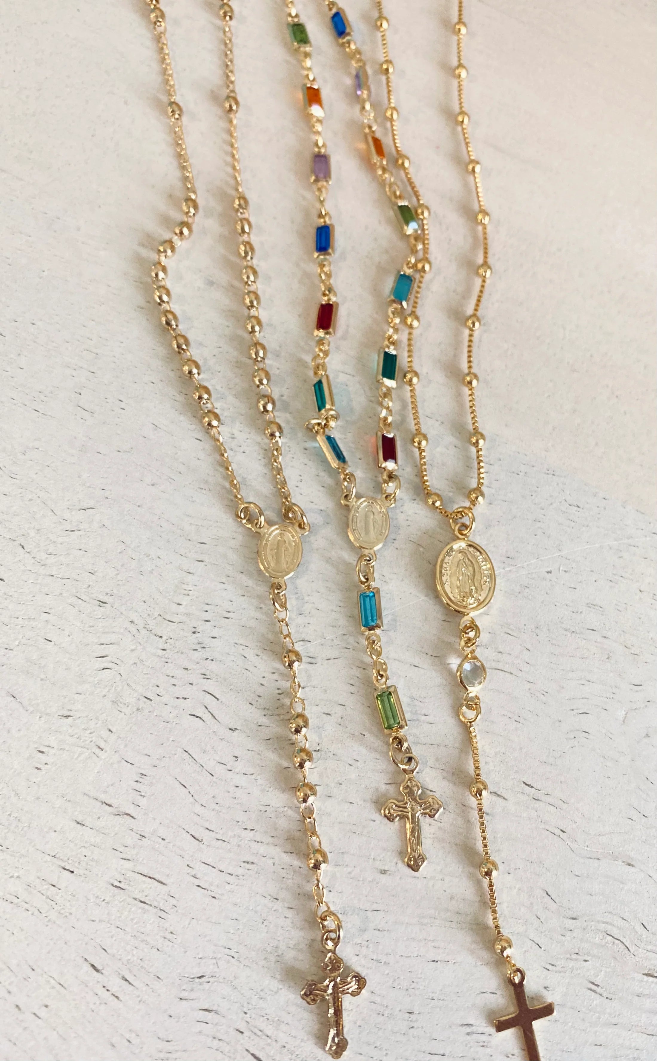 Coastal Grit Vigilant Rosary Necklace