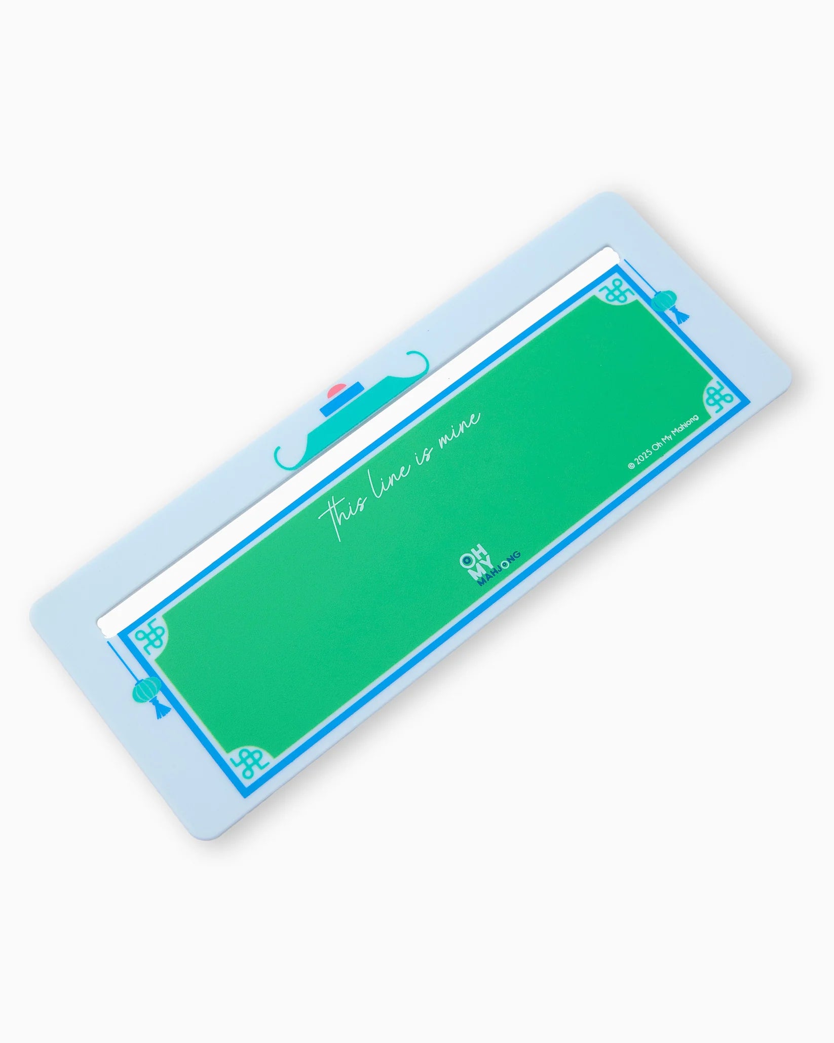 Oh My Mahjong Light Blue Line Finders