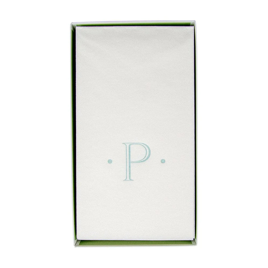 Caspari Antique Initial Guest Towel
