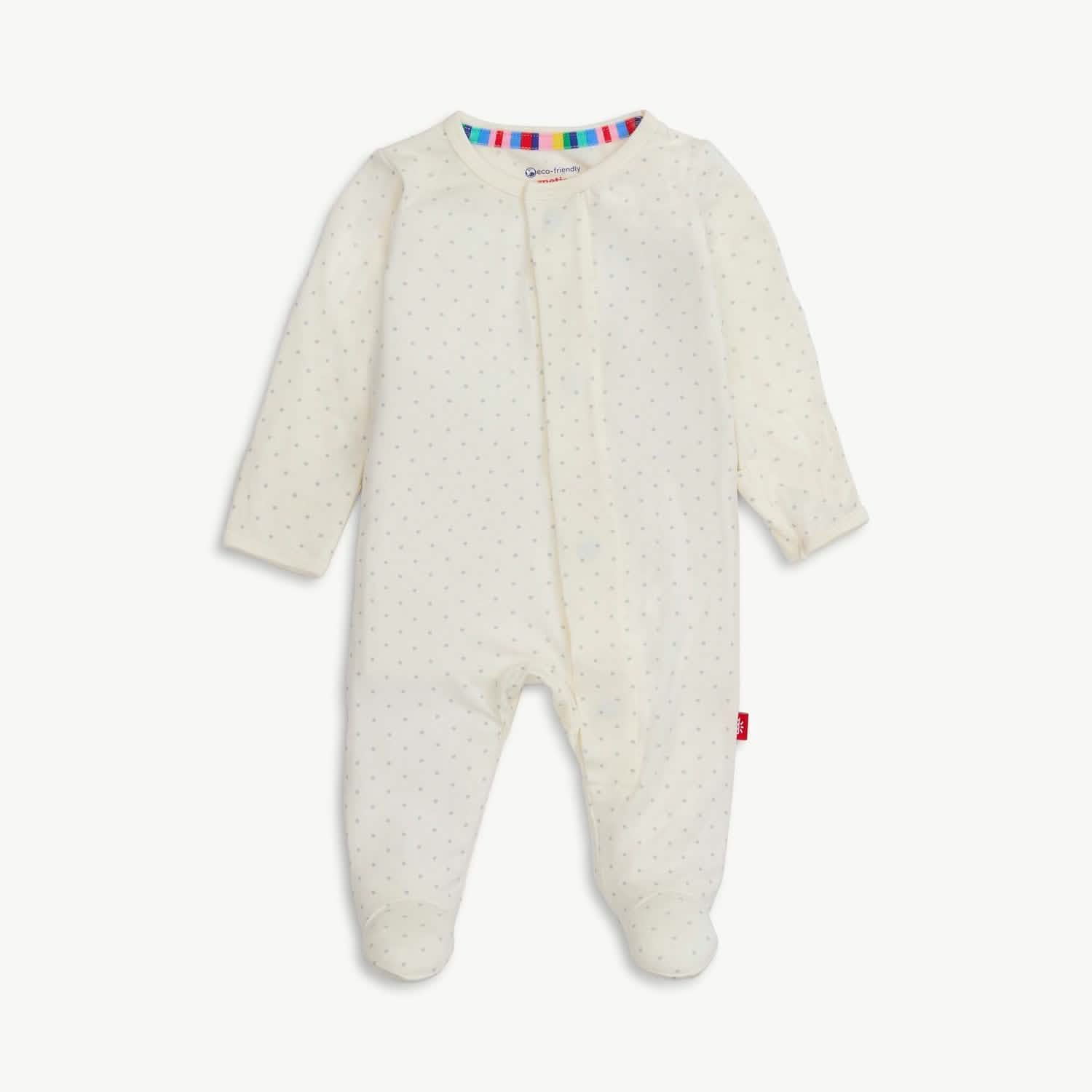 Magnetic Me Pin Dot Cream Footie