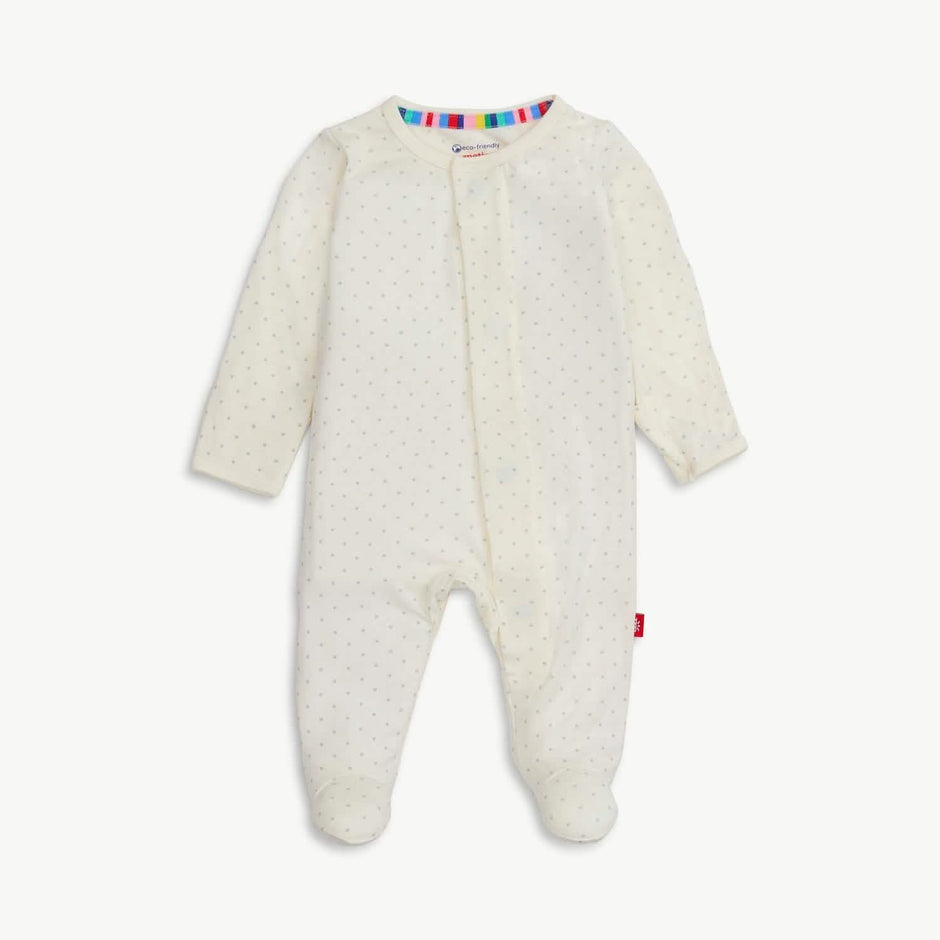 Magnetic Me Pin Dot Cream Footie