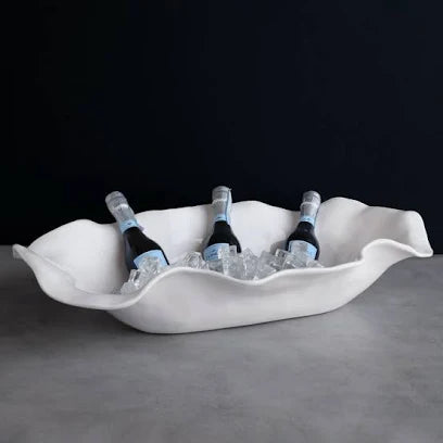 Beatriz Ball VIDA Havana Extra Large Oval Centerpiece (White)