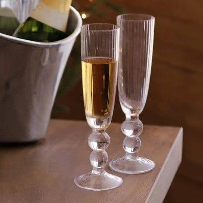 Beatriz Ball Venice Champagne Flute Set of 4 (Clear)
