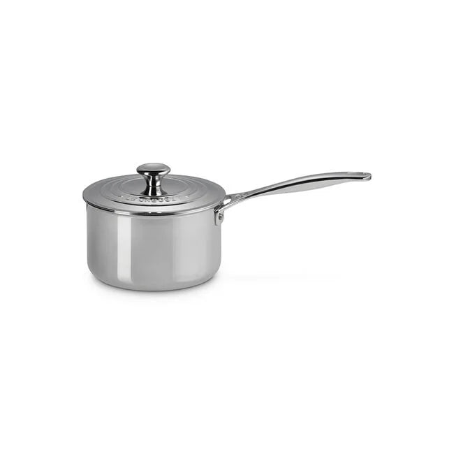 Le Creuset Signature Stainless Steel Saucepan 3qt